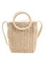 Drawstring Design Straw Bag