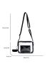 Mini Clear Square Bag With Small Pouch