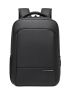 Men Metal Detail Charging Port Design Laptop Backpack
