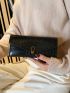 Crocodile Embossed Long Wallet