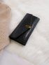 Crocodile Embossed Long Wallet