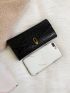 Crocodile Embossed Long Wallet
