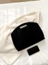 Crocodile Embossed Square Bag