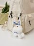 Cartoon Rabbit Design Bag Charm