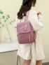 Zip Front Flap Backpack