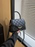 Mini Quilted Flap Square Bag