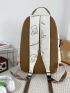 Cartoon Graphic Pocket Front Backpack