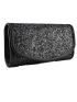 Glitter Flap Evening Bag