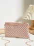 Geometric Pattern Square Bag Zipper Small