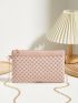 Geometric Pattern Square Bag Zipper Small