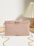 Geometric Pattern Square Bag Zipper Small