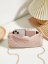 Geometric Pattern Square Bag Zipper Small