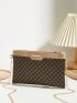 Geometric Pattern Square Bag Zipper Small