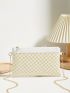 Geometric Pattern Square Bag Zipper Small
