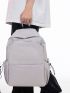 Men Drawstring Design Laptop Backpack