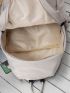 Men Drawstring Design Laptop Backpack