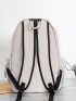 Men Drawstring Design Laptop Backpack