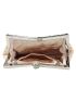 Rhinestone Decor Braided Detail Evening Bag