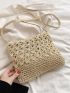 Hollow Out Straw Bag