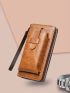 Pocket Front Long Wallet Vintage