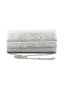 Snakeskin Embossed Flap Chain Envelope Bag