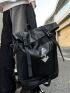 Men Release Buckle Decor Casual Daypack