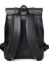 Men Buckle Decor Satchel Backpack
