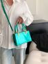 Mini Braided Detail Square Bag
