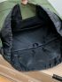Letter Graphic Drawstring Detail Backpack
