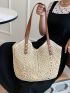 Minimalist Straw Bag