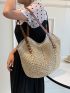 Minimalist Straw Bag