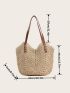 Minimalist Straw Bag