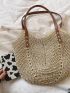 Minimalist Straw Bag
