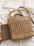 Minimalist Straw Bag