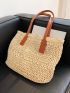 Minimalist Straw Bag