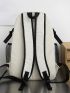 Letter Graphic Functional Backpack With Bag Charm