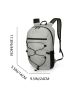 Men Drawstring Decor Casual Daypack