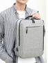 Men Zip Front Backpack