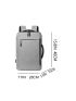 Men Zip Front Backpack