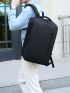 Men Zip Front Laptop Backpack