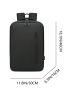 Men Zip Front Laptop Backpack