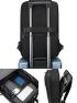 Men Zip Front Laptop Backpack