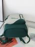 Men Letter Graphic Functional Backpack