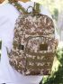 Men Camo Graphic Backpack