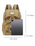 Men Metal Patch Backpack