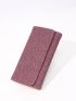 Allover Graphic Flap Long Wallet