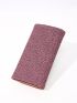 Allover Graphic Flap Long Wallet