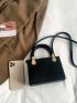 Mini Litchi Embossed Square Bag