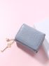 Crocodile Embossed Small Wallet