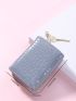 Crocodile Embossed Small Wallet